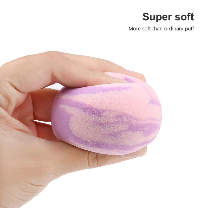 Marbled Water-Drop Makeup Sponge