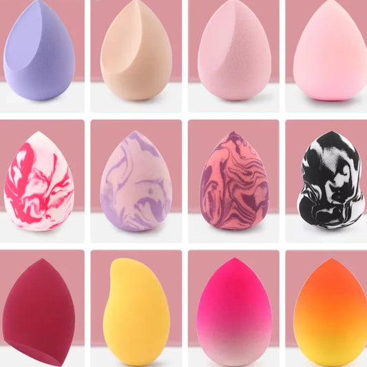 Marbled Water-Drop Makeup Sponge