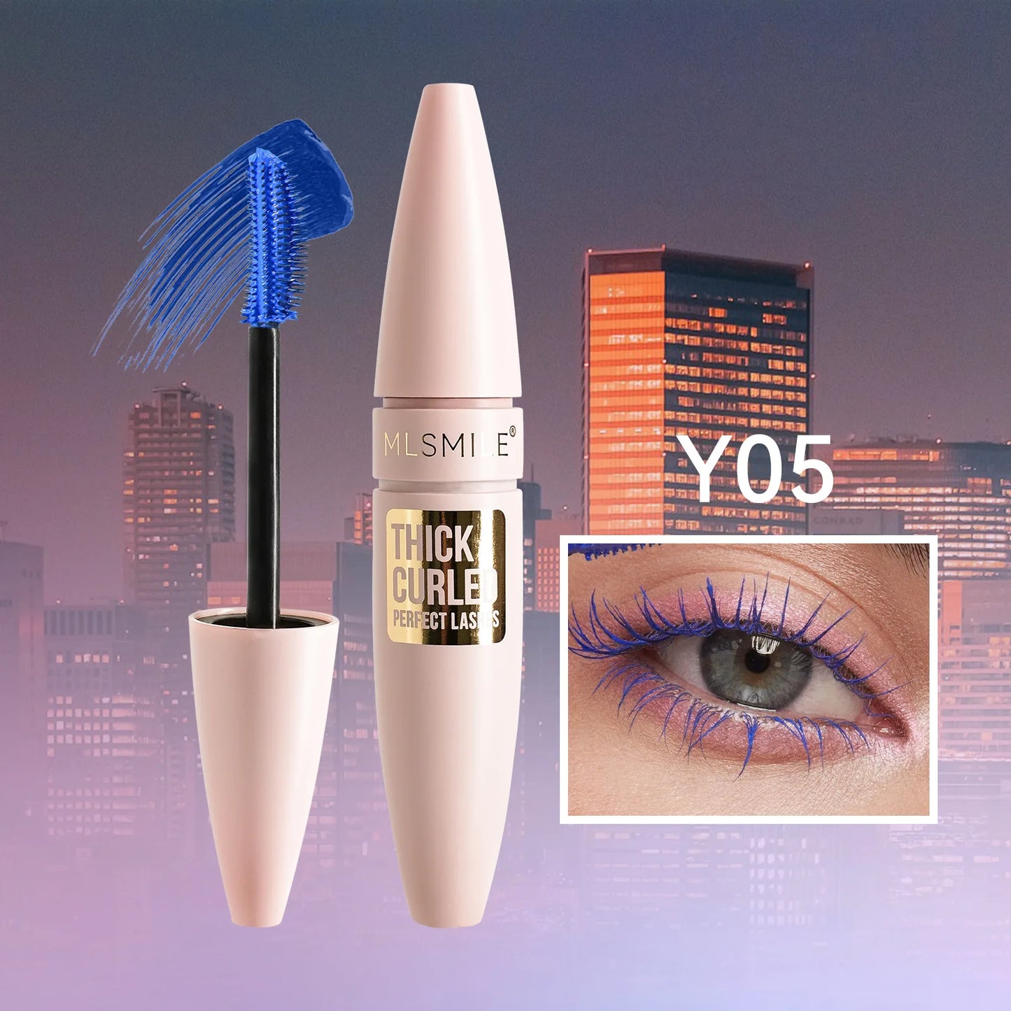 5 Colors Waterproof Fiber Mascara