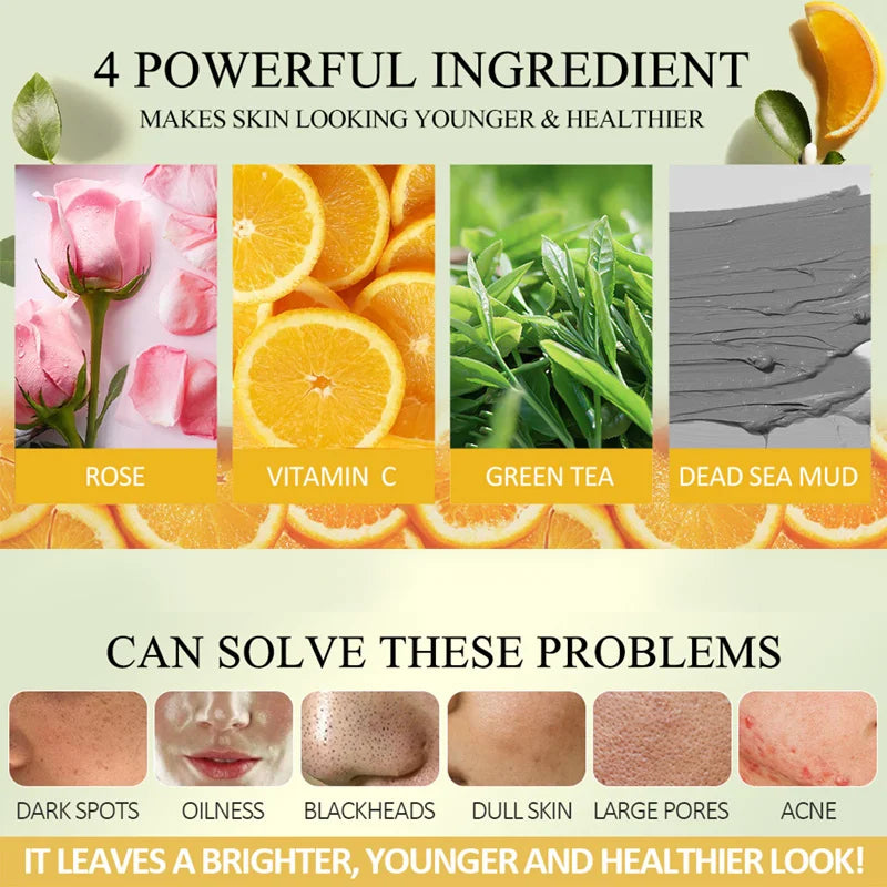4PCS Clay Facial Mask Set