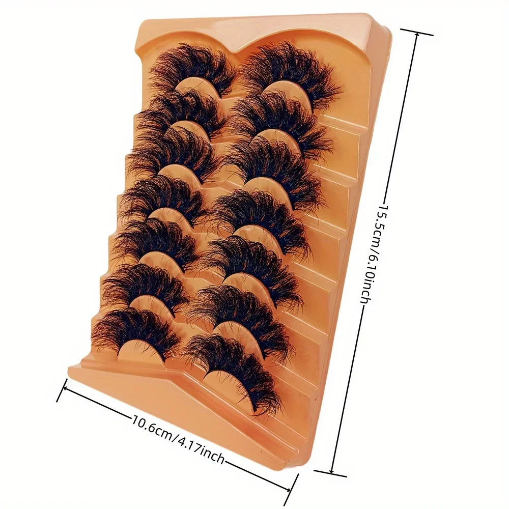 21 Pairs Fluffy Russian 3D Strip Lashes