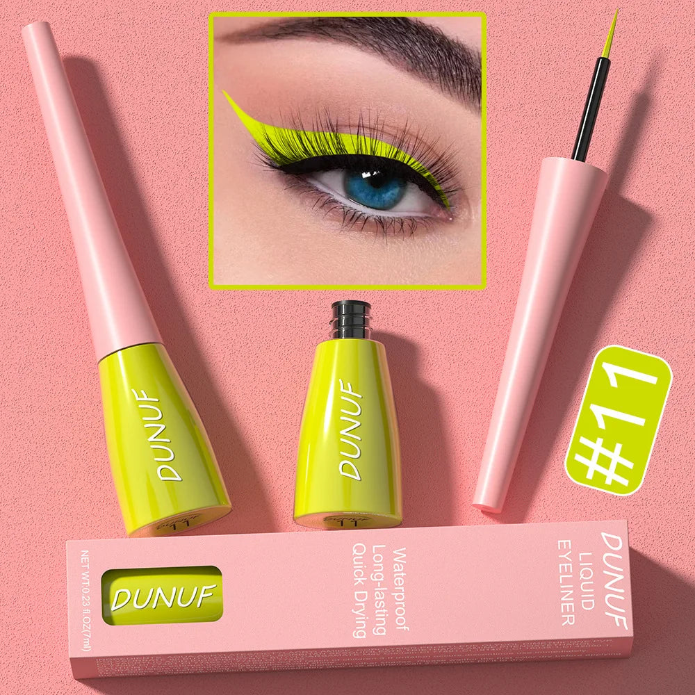 7ML Waterproof Colourful Liquid Eyeliner