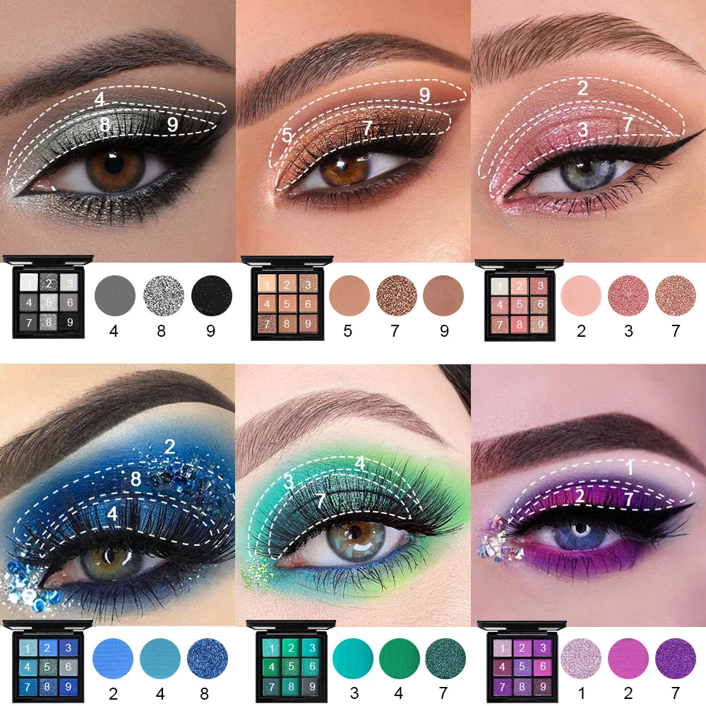 9-Color Eyeshadow Palette