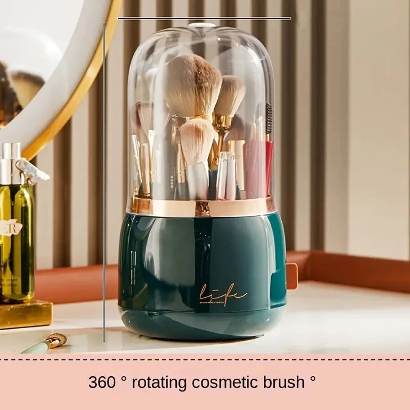 Rotating Dustproof Makeup Organizer