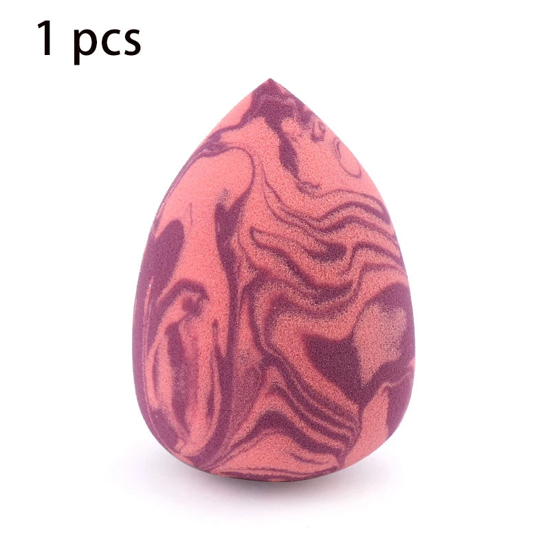 Marbled Water-Drop Makeup Sponge