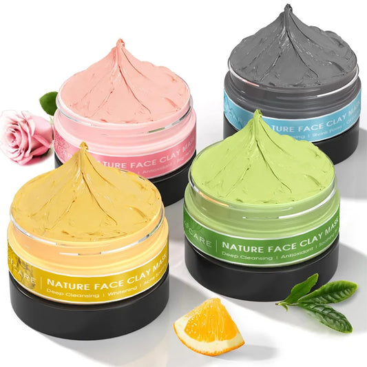 4PCS Clay Facial Mask Set