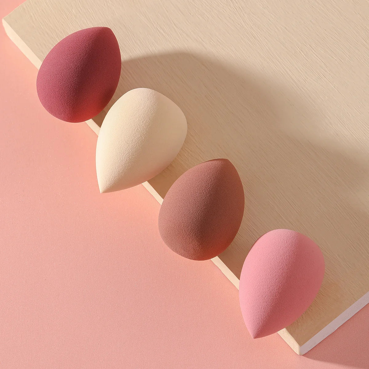 4-Piece Beauty Egg Makeup Sponge Set