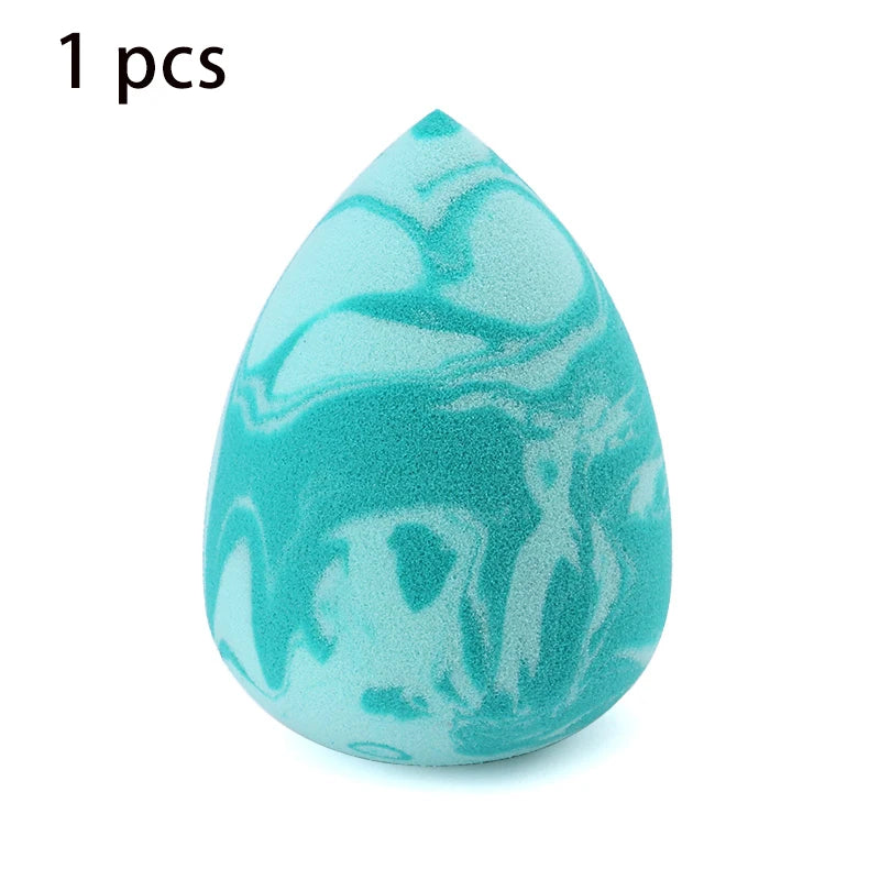 Marbled Water-Drop Makeup Sponge