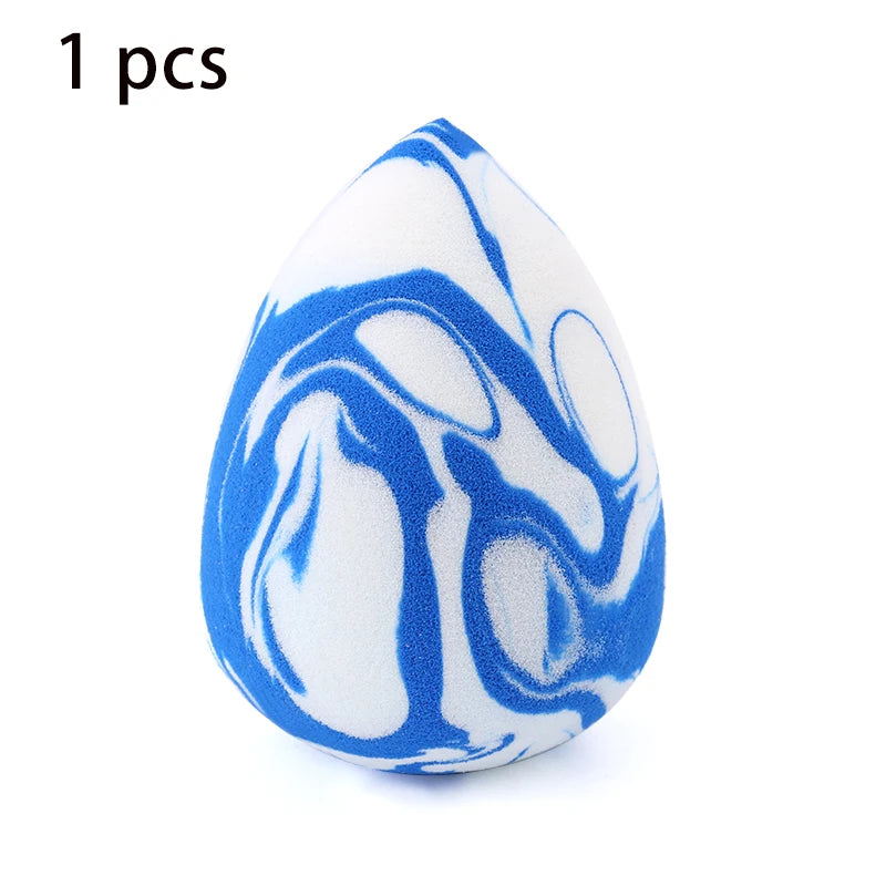 Marbled Water-Drop Makeup Sponge