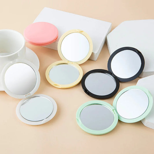 Lovely Cream Round Makeup Mirror