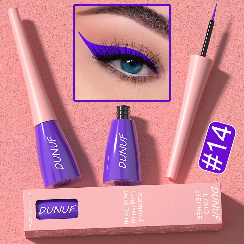 7ML Waterproof Colourful Liquid Eyeliner