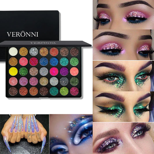 Diamond Sequin Eyeshadow Palette