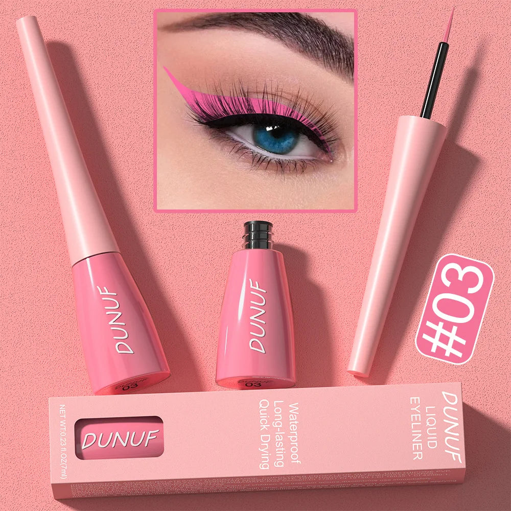 7ML Waterproof Colourful Liquid Eyeliner