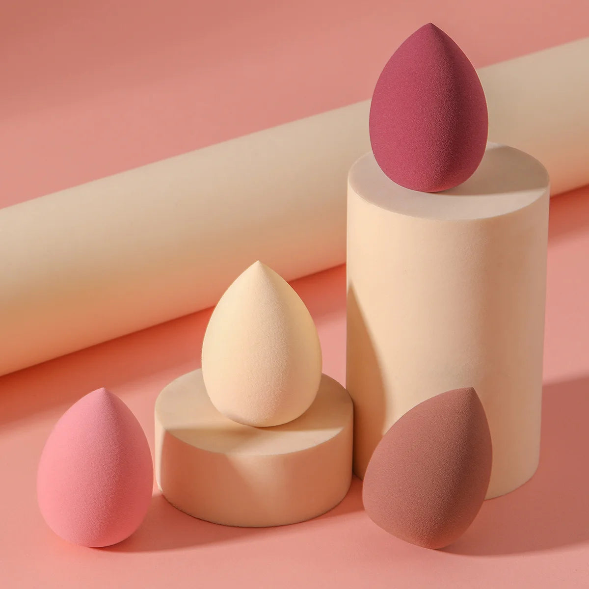 4-Piece Beauty Egg Makeup Sponge Set