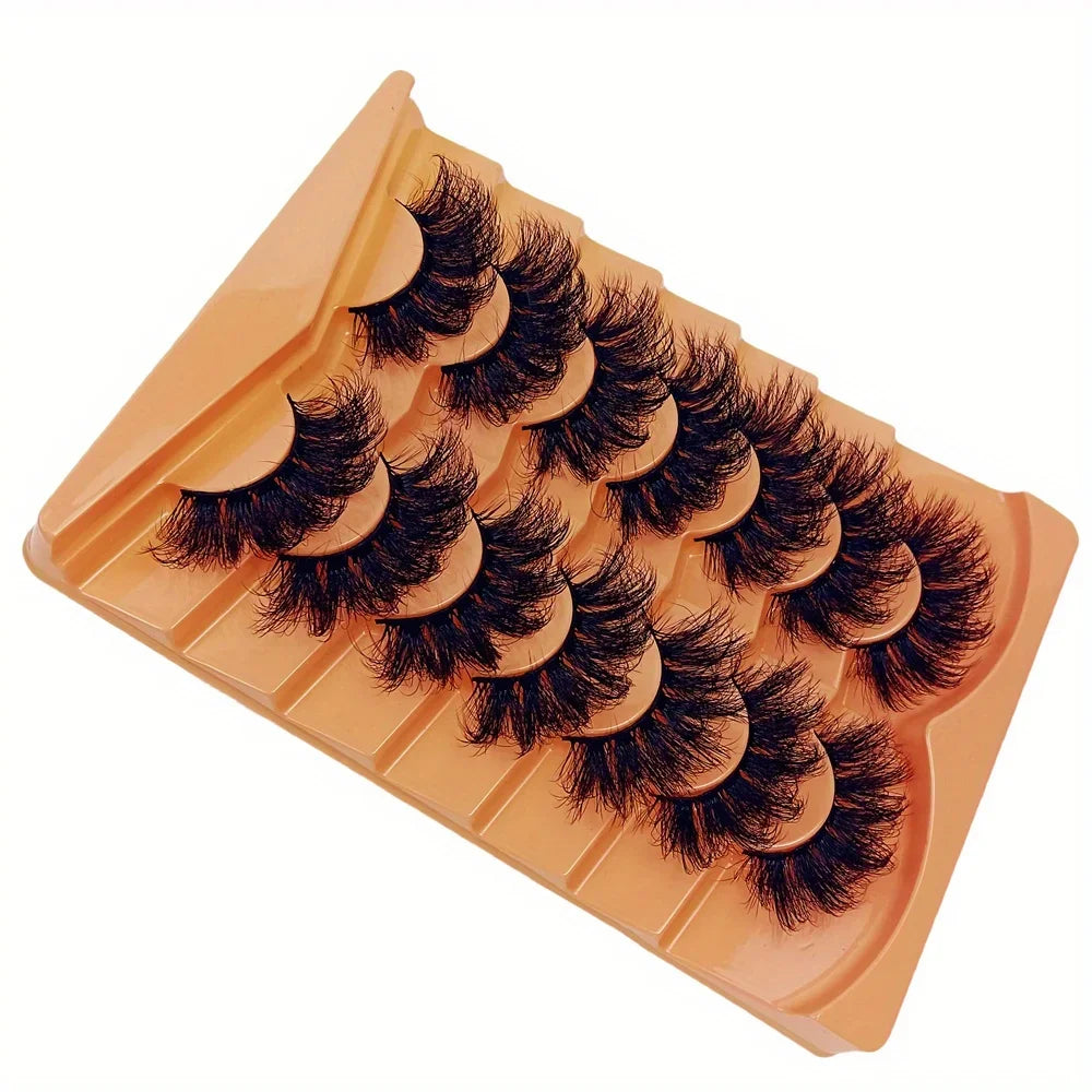 21 Pairs Fluffy Russian 3D Strip Lashes