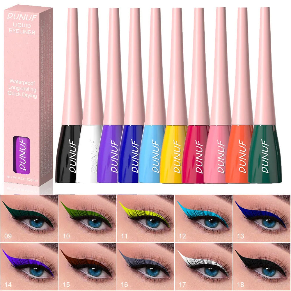 7ML Waterproof Colourful Liquid Eyeliner