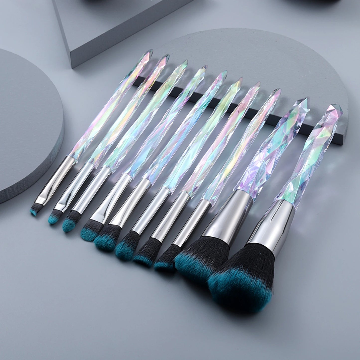 Crystal Makeup Brush Set – 5 or 10 Pieces