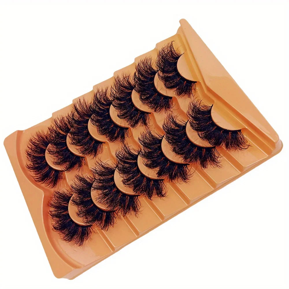 21 Pairs Fluffy Russian 3D Strip Lashes