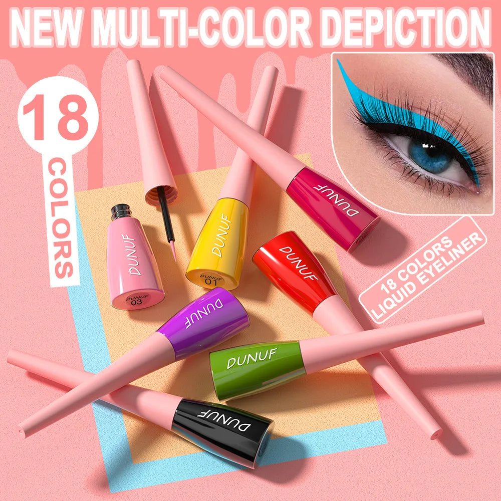 7ML Waterproof Colourful Liquid Eyeliner