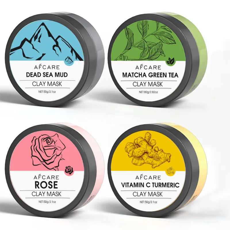 4PCS Clay Facial Mask Set