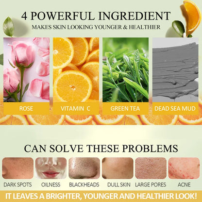 4PCS Clay Facial Mask Set