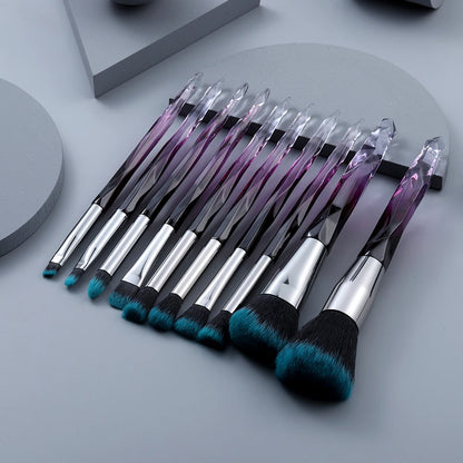Crystal Makeup Brush Set – 5 or 10 Pieces