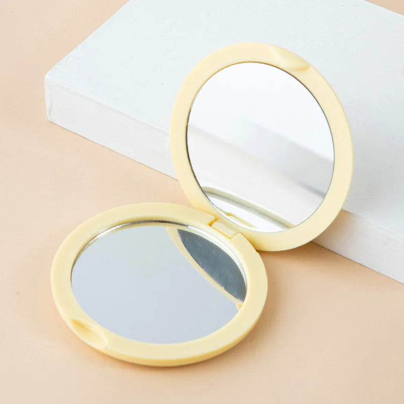 Lovely Cream Round Makeup Mirror