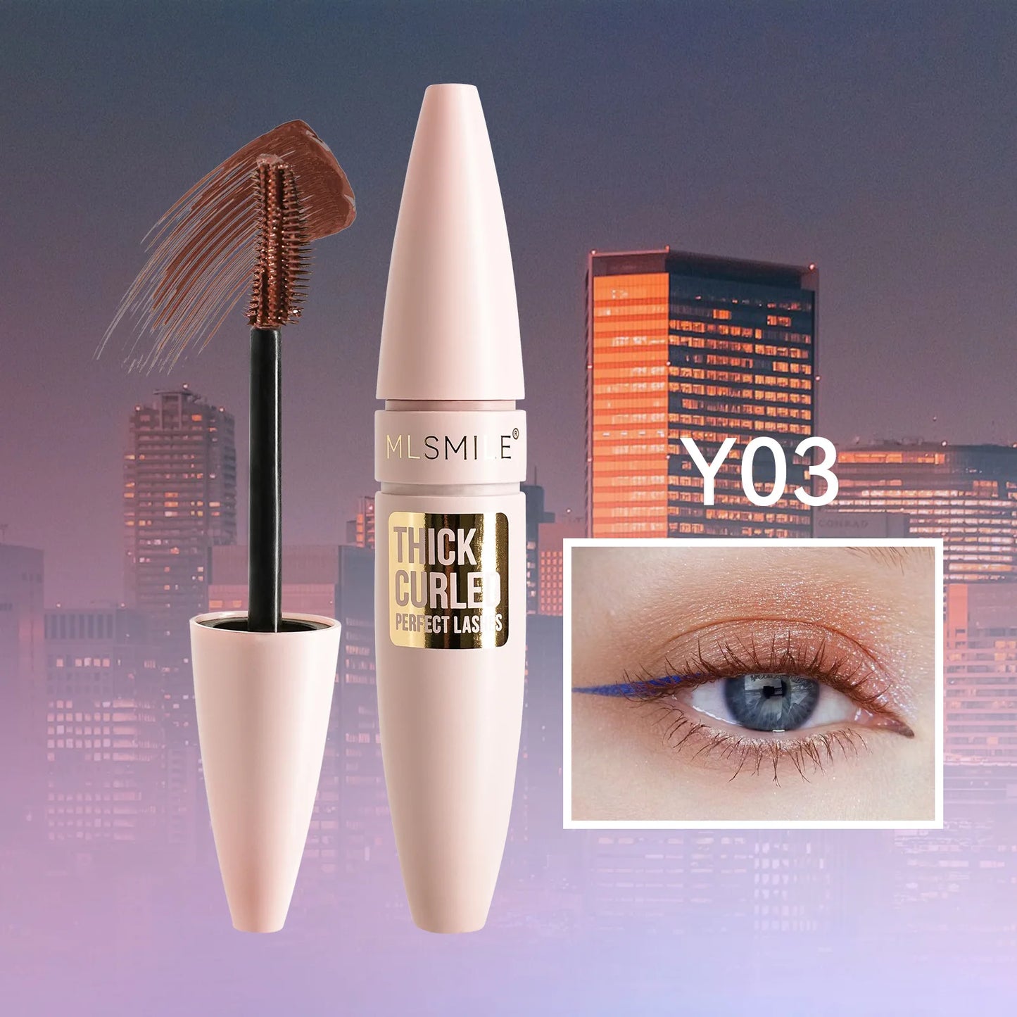 5 Colors Waterproof Fiber Mascara