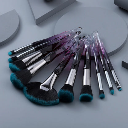 Crystal Makeup Brushes Set