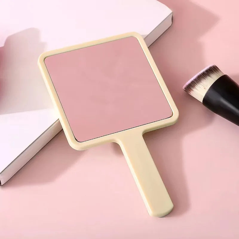 Lovely Cream Round Makeup Mirror