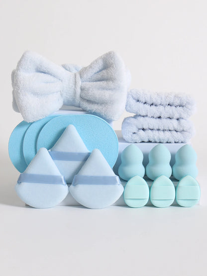 15-Piece Beauty Sponge & Accessories Set