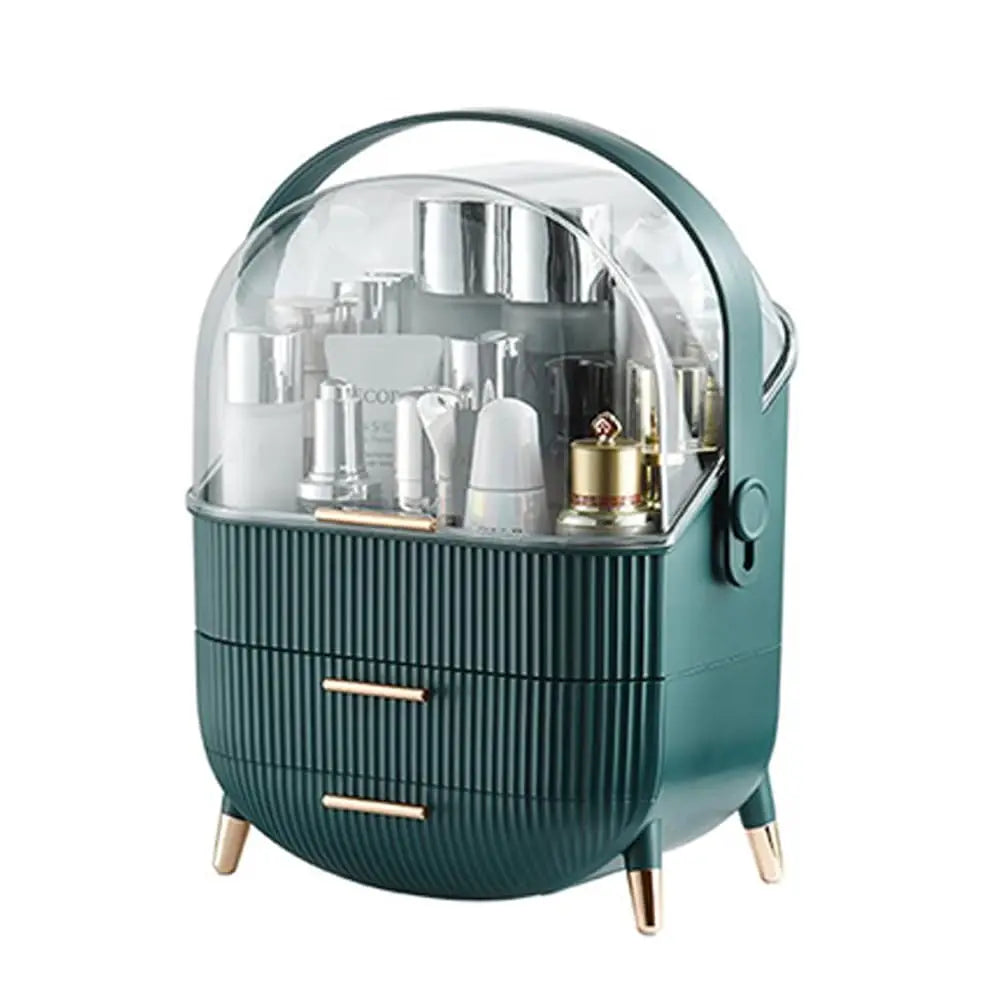 Large Dustproof Makeup Organizer with Drawers