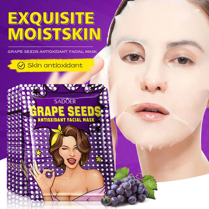 SADOER Beauty Fruits Facial Masks - 8pcs Set