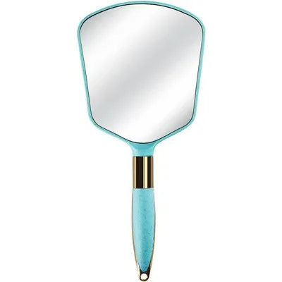 Retro Handheld Makeup Mirror – Portable Beauty Essential