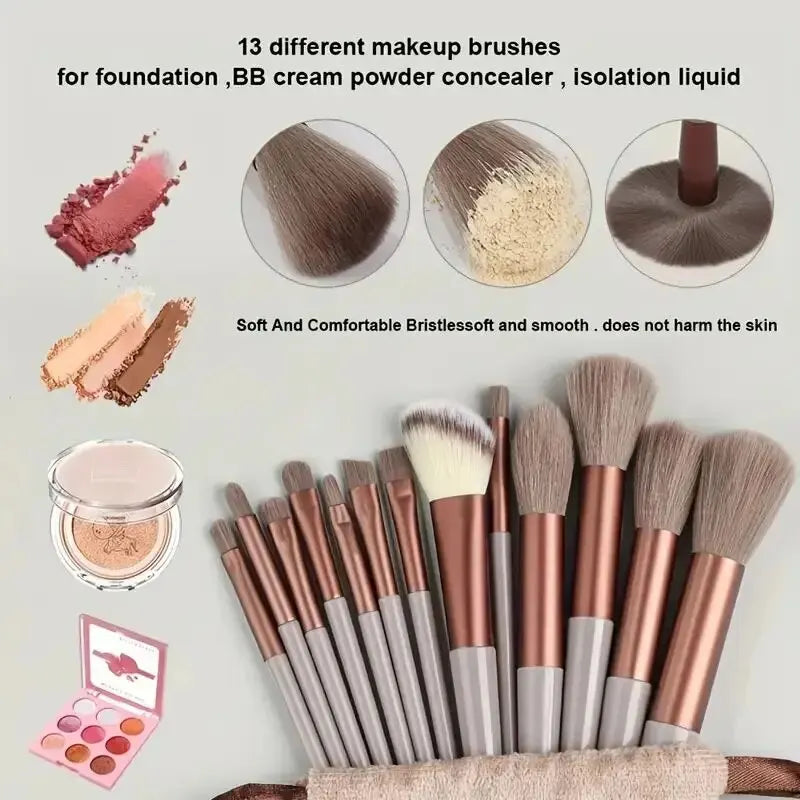 Soft & Fluffy Professional Makeup Brush Set