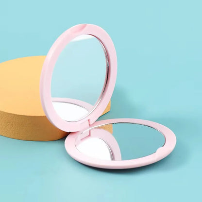 Lovely Cream Round Makeup Mirror
