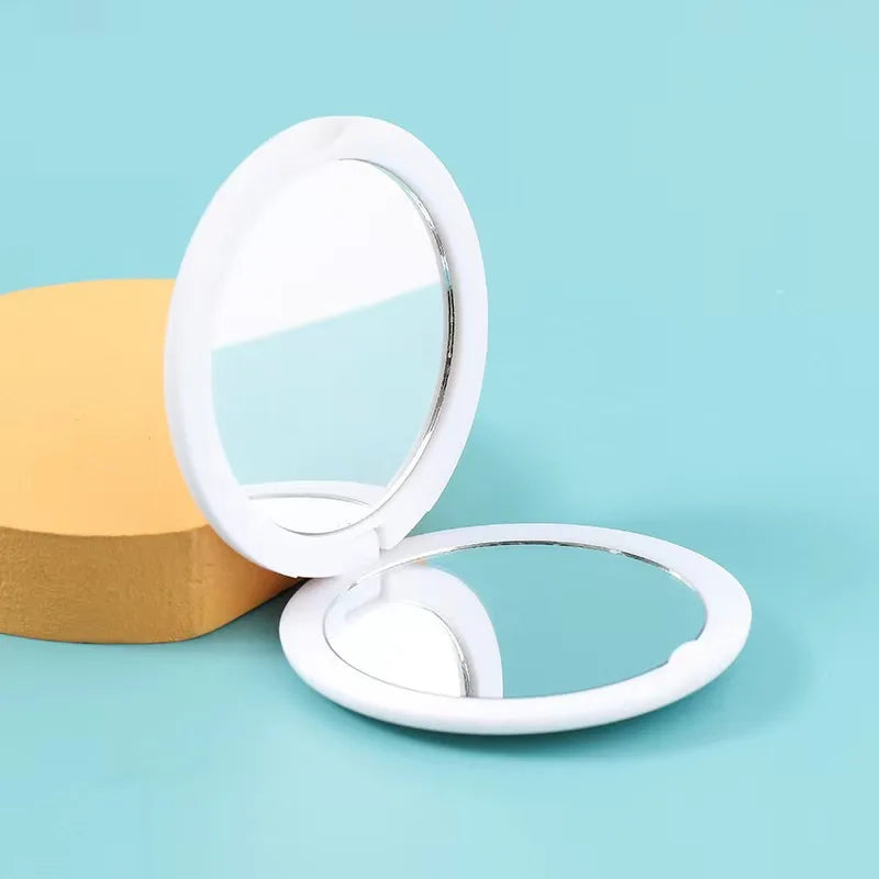 Lovely Cream Round Makeup Mirror