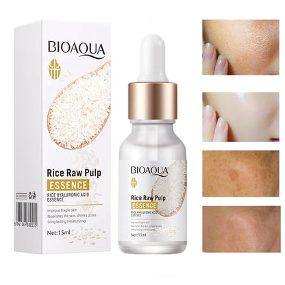Rice hyaluronic acid brightening serum 15ml nourishing whitening product