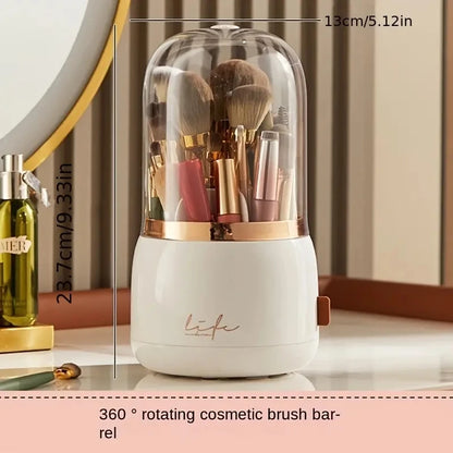 Rotating Dustproof Makeup Organizer