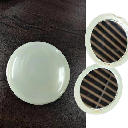 Lovely Cream Round Makeup Mirror
