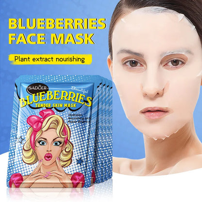SADOER Beauty Fruits Facial Masks - 8pcs Set
