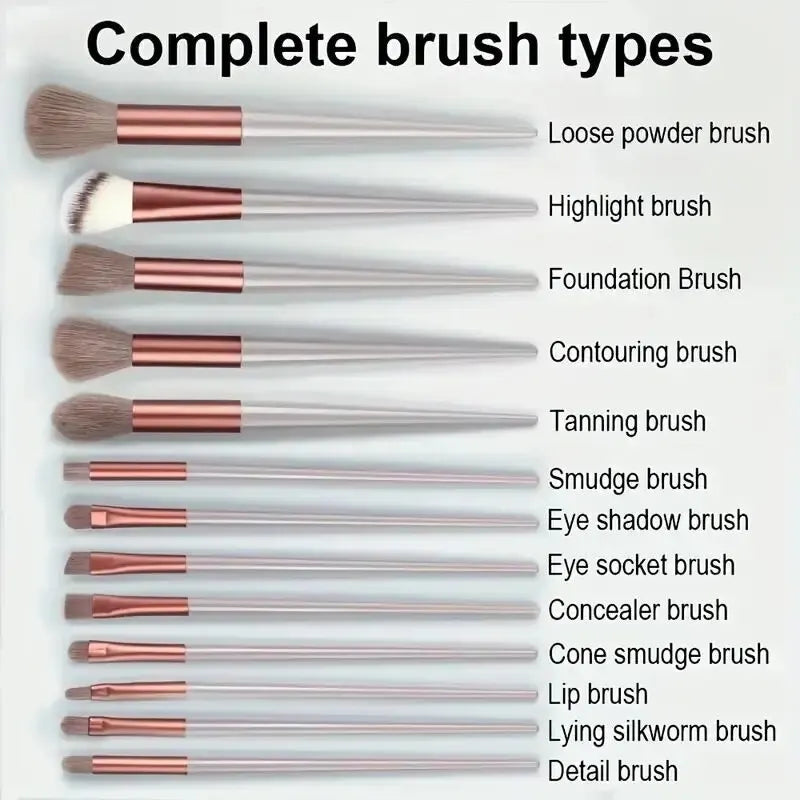 Soft & Fluffy Professional Makeup Brush Set