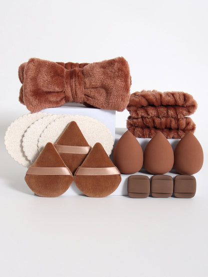 15-Piece Beauty Sponge & Accessories Set