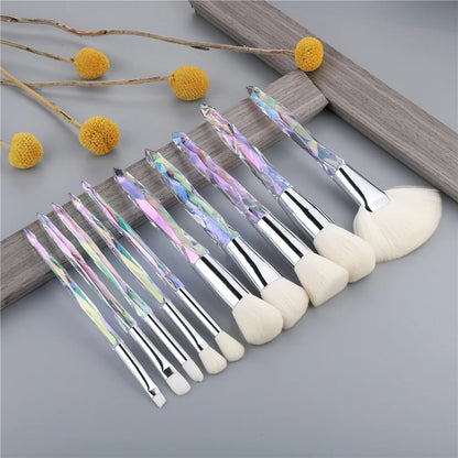 Crystal Makeup Brushes Set