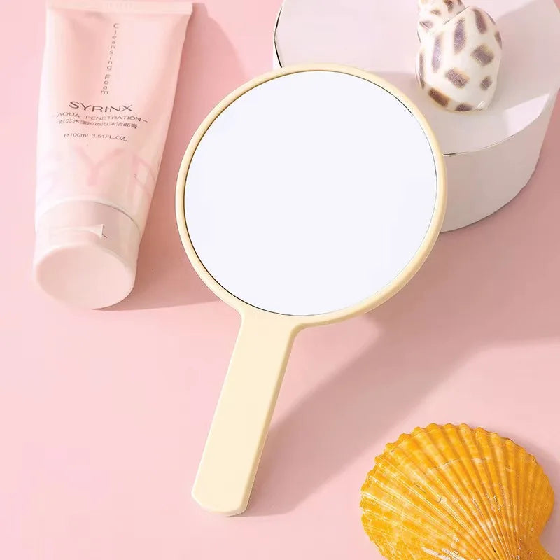 Lovely Cream Round Makeup Mirror