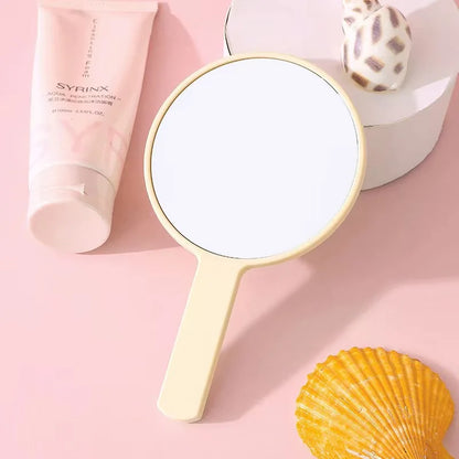 Lovely Cream Round Makeup Mirror