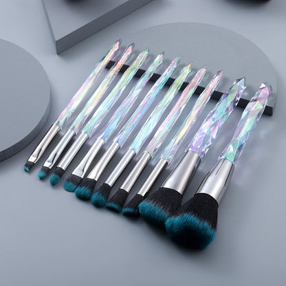 Crystal Makeup Brush Set – 5 or 10 Pieces