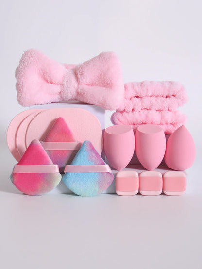 15-Piece Beauty Sponge & Accessories Set