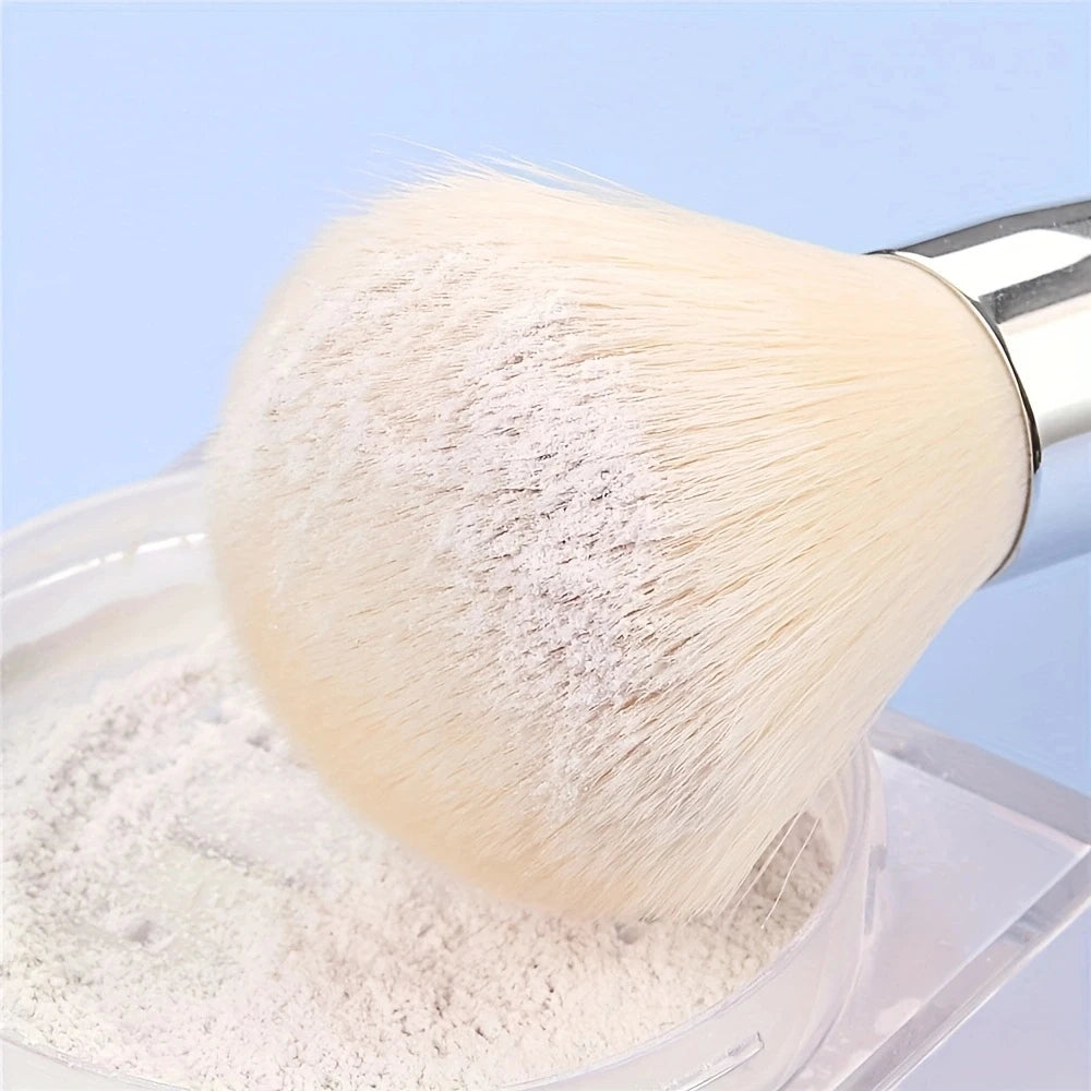 Crystal makeup brush set elegant handle soft bristle product image